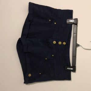 Navy blue shorts